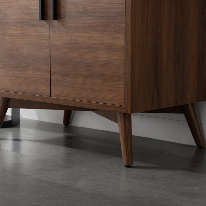 Mercury Row® Binford 30'' Freestanding Single Bathroom Vanity with